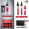 imageJOYIN Christmas Refrigerator Handle Covers Set of 5 Xmas Appliance Handle Covers for Kitchen Fridge Microwave Oven Dishwasher Decoration Xmas Indoor Dcor Xmas Home Decorations Party Favor SuppliesGnome