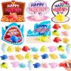 imageJOYIN 30 Packs Gift Cards with Mochi Squishy Toys Stress Relief Fidget Toys Kawaii Mochi Squeezes for Kids Holiday Party Favor Gift Goodie Bag Filler Classroom Exchange PrizesOcean Animals