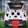 imageJOYIN Halloween Trunk or Treat Car Decorations Kit with Dalmatian Doggy Design Archway Garage Stickers Decor with Paper Board and PE Tablecloth for Haunted House Cute