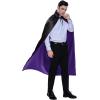 imageJOYIN Adult Child Unisex Vampire Costume Accessories Halloween Vampire Cape for Transylvania Dracula Theme PartyBlack  Purple