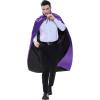 imageJOYIN Adult Child Unisex Vampire Costume Accessories Halloween Vampire Cape for Transylvania Dracula Theme PartyBlack  Purple