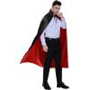 imageJOYIN Adult Child Unisex Vampire Costume Accessories Halloween Vampire Cape for Transylvania Dracula Theme PartyBlack  Red