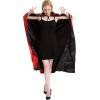imageJOYIN Adult Child Unisex Vampire Costume Accessories Halloween Vampire Cape for Transylvania Dracula Theme PartyBlack  Red