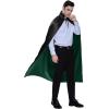 imageJOYIN Adult Child Unisex Vampire Costume Accessories Halloween Vampire Cape for Transylvania Dracula Theme PartyBlack green