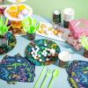 imageJOYIN 145 Pcs Unicorn Birthday Party Supplies with Unicorn Banner for Girls 24 Serves Unicorn Disposable Tableware Set with Plates  Cups Napkins and Cutlery Sets for Unicorn Themes Party KidsDinosaur
