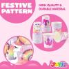 imageJOYIN 145 Pcs Unicorn Birthday Party Supplies with Unicorn Banner for Girls 24 Serves Unicorn Disposable Tableware Set with Plates  Cups Napkins and Cutlery Sets for Unicorn Themes Party KidsUnicorn