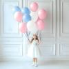 imageJOYIN 150 Pcs Sand White Balloons Different Sizes 18 12 10 5 Inch Sand White Latex Balloon Arch Kit with Instruction for Birthday Party Graduation Wedding Holiday DecorationPastel Pink