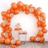 imageJOYIN 150 Pcs Sand White Balloons Different Sizes 18 12 10 5 Inch Sand White Latex Balloon Arch Kit with Instruction for Birthday Party Graduation Wedding Holiday DecorationOrange