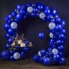 imageJOYIN 150 Pcs Sand White Balloons Different Sizes 18 12 10 5 Inch Sand White Latex Balloon Arch Kit with Instruction for Birthday Party Graduation Wedding Holiday DecorationRoyal Blue