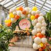 imageJOYIN 150 Pcs Sand White Balloons Different Sizes 18 12 10 5 Inch Sand White Latex Balloon Arch Kit with Instruction for Birthday Party Graduation Wedding Holiday DecorationSand White