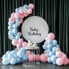 imageJOYIN 150 Pcs Sand White Balloons Different Sizes 18 12 10 5 Inch Sand White Latex Balloon Arch Kit with Instruction for Birthday Party Graduation Wedding Holiday DecorationPastel Blue