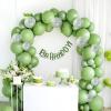 imageJOYIN 150 Pcs Sand White Balloons Different Sizes 18 12 10 5 Inch Sand White Latex Balloon Arch Kit with Instruction for Birthday Party Graduation Wedding Holiday DecorationSage Green