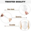imageJOYIN 150 Pcs Sand White Balloons Different Sizes 18 12 10 5 Inch Sand White Latex Balloon Arch Kit with Instruction for Birthday Party Graduation Wedding Holiday DecorationWhite