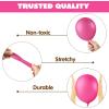 imageJOYIN 150 Pcs Sand White Balloons Different Sizes 18 12 10 5 Inch Sand White Latex Balloon Arch Kit with Instruction for Birthday Party Graduation Wedding Holiday DecorationHot Pink