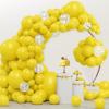 imageJOYIN 150 Pcs Sand White Balloons Different Sizes 18 12 10 5 Inch Sand White Latex Balloon Arch Kit with Instruction for Birthday Party Graduation Wedding Holiday DecorationYellow