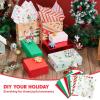 imageJOYIN 120 Sheets Christmas Wrapping Paper Assorted Designs Gift Wrapping Paper for Gift Wraps 20x20 Holiday Tissue Paper for Gift Bags Xmas Party Supplies Gift Bag Fillers Stocking StuffersRetro
