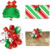 imageJoiedomi 18Pcs Christmas Ribbons 90 Yard Grosgrain Satin Fabric Ribbons for Christmas Box Wrapping Hair Bow Clips Gift Bows Craft Sewing Wedding 18PCS OneSize