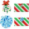 imageJoiedomi 18Pcs Christmas Ribbons 90 Yard Grosgrain Satin Fabric Ribbons for Christmas Box Wrapping Hair Bow Clips Gift Bows Craft Sewing Wedding 18PCS OneSize