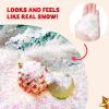 imageJOYIN 12 oz Christmas Flashing Blue Fake Snow Artificial Snow Plastic Snowflakes Flake Powder Filler for Xmas Tree Decoration Crafts Christmas Party Home Holiday Supplies and White DisplaysColorful