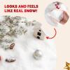imageJOYIN 12 oz Christmas Flashing Blue Fake Snow Artificial Snow Plastic Snowflakes Flake Powder Filler for Xmas Tree Decoration Crafts Christmas Party Home Holiday Supplies and White DisplaysWhite