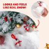 imageJOYIN 12 oz Christmas Flashing Blue Fake Snow Artificial Snow Plastic Snowflakes Flake Powder Filler for Xmas Tree Decoration Crafts Christmas Party Home Holiday Supplies and White DisplaysWhite