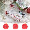 imageJOYIN 2 Pack 10 Oz Artificial Dry Plastic Snow 280g Plastic Artificial Snowflakes for Christmas Tree Decoration Party Home Holiday Decor and White DisplaysColorful