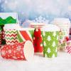 imageJOYIN 24 PCS Christmas Disposable Paper Cups 16 oz Merry Christmas Party Cups With Cup Sleeves and Lids 4 Designs Xmas Drinkware Winter Drink Cups Tableware Holiday Supplies DecorationSanta