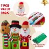 imageJOYIN 7 Pieces Christmas Kitchen Appliance Handle Covers for Kitchen Refrigerator Microwave Oven Dishwasher Decoration Xmas Indoor Dcor Party Favor Supplies