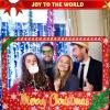 imageJOYIN Christmas Photobooth Prop with Frame Including Glasses Mustache Deer and More Designs for Christmas Party Favor Supply Decoration