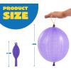 imageJOYIN 96 Pcs Punch Balloons Easter Egg Fillers Heavy Duty Party Favors for Kids Punching Balloons with Rubber Band Handle for Birthday Goodie Bags Stuffers Halloween Party Supplies
