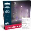 imageJOIEDOMI 3 Pack Spiral Christmas Tree Lights 218 LED Outdoor Lighted Tree with Star Topper ampamp Stakes Christmas Decorations for Yard Porch Patio Garden Holiday Xmas Eve Night Dcor Warm WhiteMulticolor