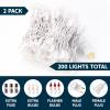 imageJOIEDOMI Christmas String Lights Indoor100 Count Mini Warm Fairy Light215FT Lighting Decor for Patio Dorm Classroom Bedroom Holiday Wedding Party Garland Birthday Festival Valentines DayWhite WireWhite