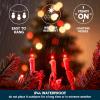 imageJOIEDOMI Christmas String Lights Indoor100 Count Mini Warm Fairy Light215FT Lighting Decor for Patio Dorm Classroom Bedroom Holiday Wedding Party Garland Birthday Festival Valentines DayWhite WireRed