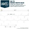 imageJOIEDOMI Christmas String Lights Indoor100 Count Mini Warm Fairy Light215FT Lighting Decor for Patio Dorm Classroom Bedroom Holiday Wedding Party Garland Birthday Festival Valentines DayWhite WireWhite