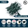 imageJoiedomi Clear Christmas String Lights Indoor2002x100 Mini Warm White Fairy Light428 FT Lighting Decor for Patio Dorm Classroom Bedroom Holiday Wedding Party Garland Birthday FestivalGreen Wire150 Lights