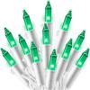imageJOIEDOMI Christmas String Lights Indoor100 Count Mini Warm Fairy Light215FT Lighting Decor for Patio Dorm Classroom Bedroom Holiday Wedding Party Garland Birthday Festival Valentines DayWhite WireGreen