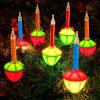 imageJoiedomi Christmas Bubble String Light  Traditional Bubbles Lights Set 7 Bulbs with 1 Spare Replacement Old Fashion Vintage Christmas Tree Lighting Decor Holiday Decorations MulticolorMulticolor