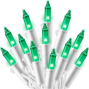 imageJOIEDOMI Christmas String Lights Indoor100 Count Mini Warm Fairy Light215FT Lighting Decor for Patio Dorm Classroom Bedroom Holiday Wedding Party Garland Birthday Festival Valentines DayWhite WireGreen