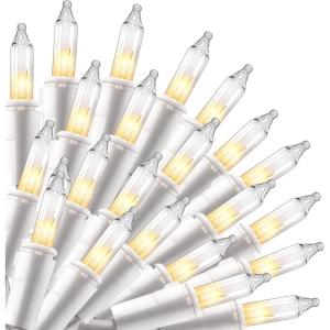 imageJOIEDOMI Christmas String Lights Indoor100 Count Mini Warm Fairy Light215FT Lighting Decor for Patio Dorm Classroom Bedroom Holiday Wedding Party Garland Birthday Festival Valentines DayWhite WireWhite