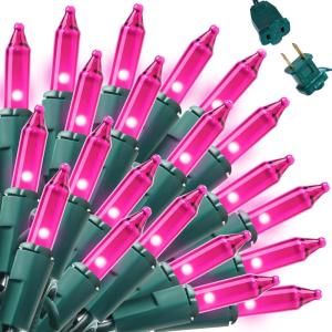 imageJoiedomi Multicolor Christmas String Lights3002x150 624FT Christmas Fairy Tree Lights Plug in for Indoor Outdoor Xmas Decorations Patio Holiday Theme Party Yard HouseGreen WirePink