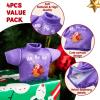 imageJOYIN 4 Packs Xmas Clothing for Doll Stylish Tshirt Doll Clothing Set Christmas Decorations and Holiday SpecialsCute