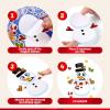 imageJOYIN 24 Pcs Christmas Makeaface Stickers Make Your Own Characters Mix and Match Sticker Sheets with Christmas Elf Santa Snowman Tree Xmas Party Games for Kids Party Favor Supplies CraftCute stickers