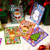 imageJOYIN 24 Pcs Christmas Makeaface Stickers Make Your Own Characters Mix and Match Sticker Sheets with Christmas Elf Santa Snowman Tree Xmas Party Games for Kids Party Favor Supplies CraftCute stickers