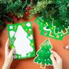 imageJOYIN 24 Pcs Christmas Makeaface Stickers Make Your Own Characters Mix and Match Sticker Sheets with Christmas Elf Santa Snowman Tree Xmas Party Games for Kids Party Favor Supplies CraftTree stickers