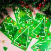 imageJOYIN 24 Pcs Christmas Makeaface Stickers Make Your Own Characters Mix and Match Sticker Sheets with Christmas Elf Santa Snowman Tree Xmas Party Games for Kids Party Favor Supplies CraftTree stickers