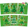 imageJOYIN 24 Pcs Christmas Makeaface Stickers Make Your Own Characters Mix and Match Sticker Sheets with Christmas Elf Santa Snowman Tree Xmas Party Games for Kids Party Favor Supplies CraftTree stickers