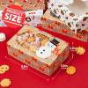 imageJOYIN 24 Pcs Christmas Cookie Boxes with Window 88quot x 58quot x 28quot Kraft Treat Bakery Gift Warpping Box for Xmas Holiday Party Favor Pastries Cupcakes Cookies Donuts GiftGiving 6 Designs
