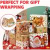imageJOYIN 24 Pcs Christmas Cookie Boxes with Window 88quot x 58quot x 28quot Kraft Treat Bakery Gift Warpping Box for Xmas Holiday Party Favor Pastries Cupcakes Cookies Donuts GiftGiving 6 Designs