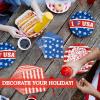 imageJOYIN 200 Pcs July 4th Plates ampamp Napkins Patriotic Party Supplies American Flag Patriotic Paper Plates Napkins 4th of July Memorial Independence Day Party Tableware Decoration Supply Serve 50