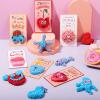imageJOYIN 12 PCS Valentines Day Foam squashy toy with Cards Fun Foam Modeling for Valentine Party Favors Gift Exchange and Game PrizesColorful